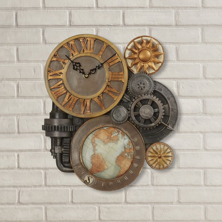 Williston Forge Bagdad Gears of Time Wall Clock & Reviews | Wayfair